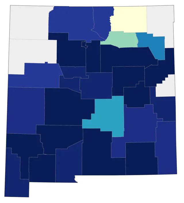 Winter Wren county map