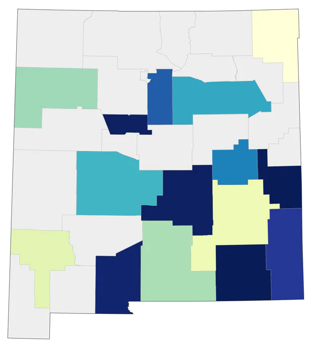 Wood Thrush county map
