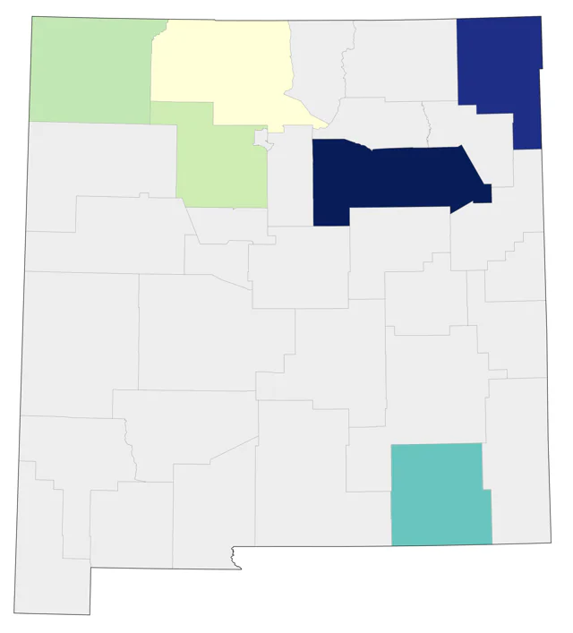 Yellow-billed Loon county map
