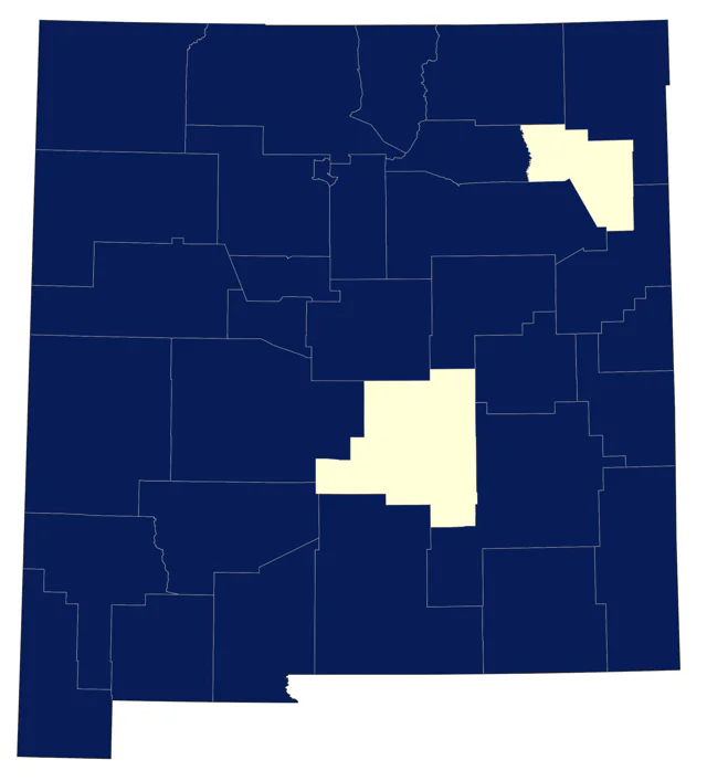 Yellow-headed Blackbird county map