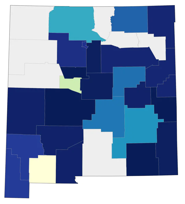 Yellow-throated Vireo county map