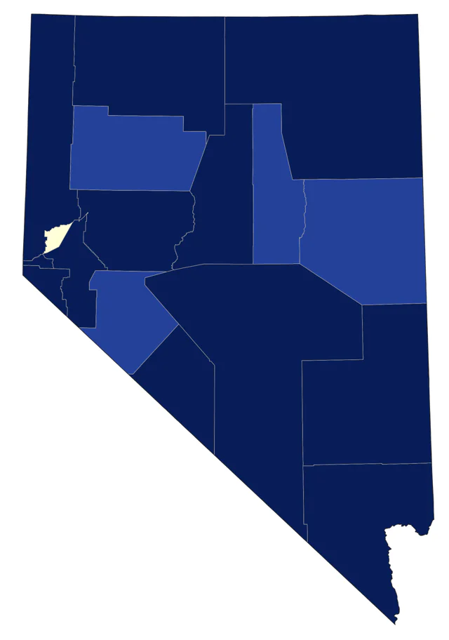 American Barn Owl county map