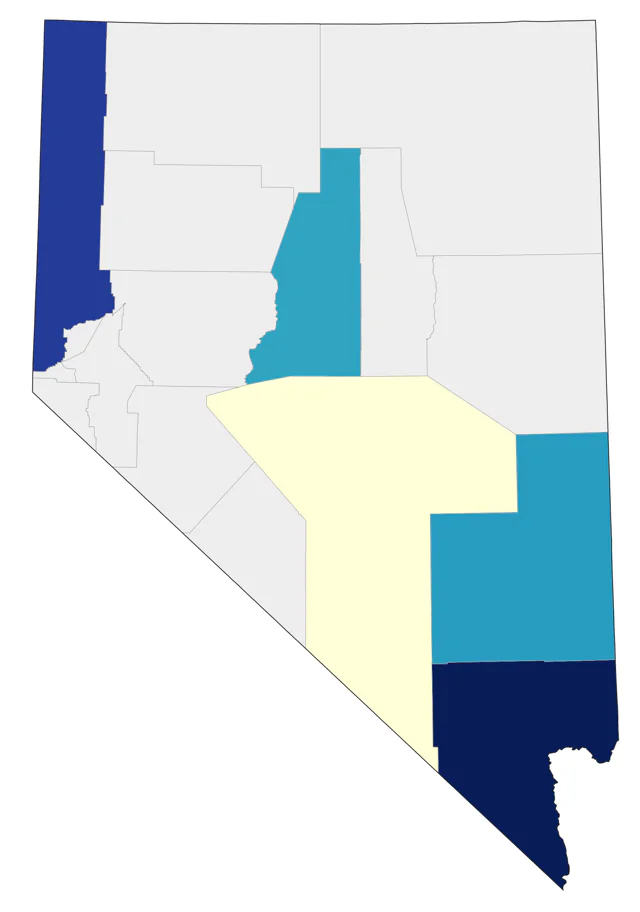 Arctic Tern county map