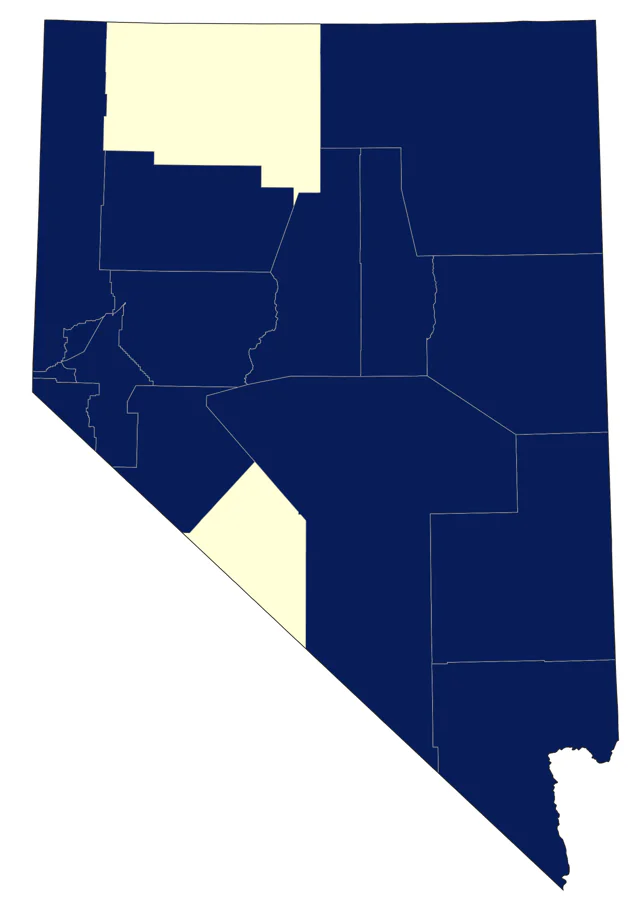 Belted Kingfisher county map