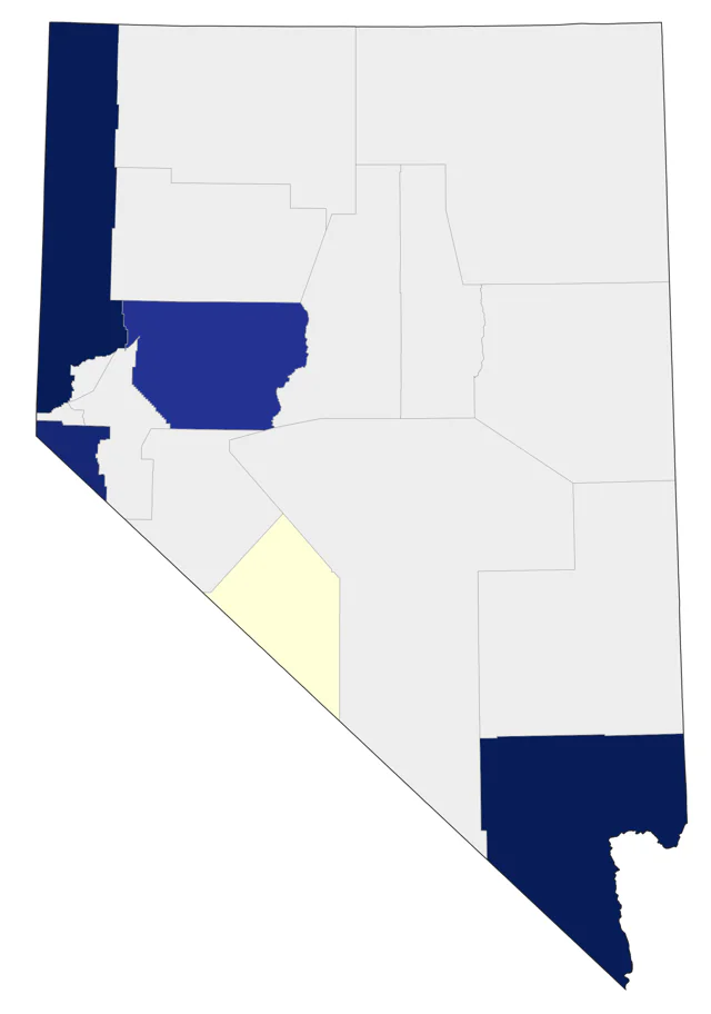 Black Scoter county map