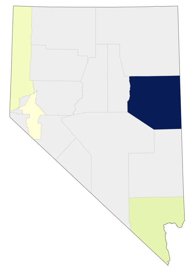 Black Swift county map
