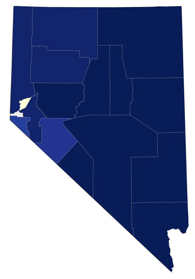 Broad-tailed Hummingbird county map