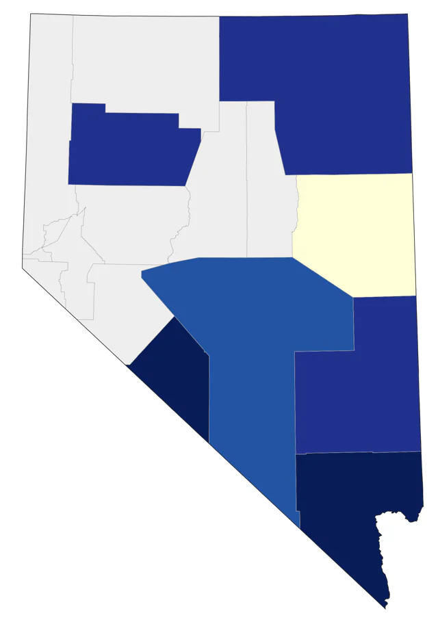 Broad-winged Hawk county map
