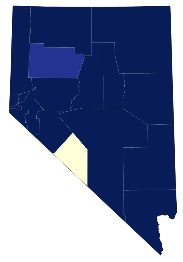 Bufflehead county map