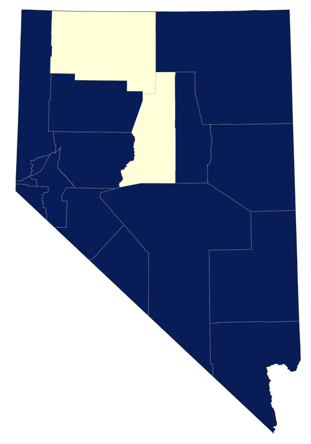 California Gull county map