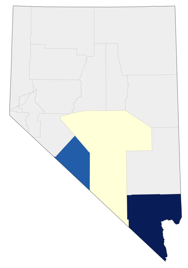 Cape May Warbler county map