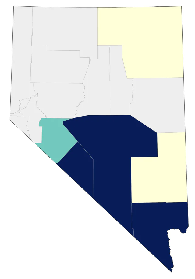 Clay-colored Sparrow county map