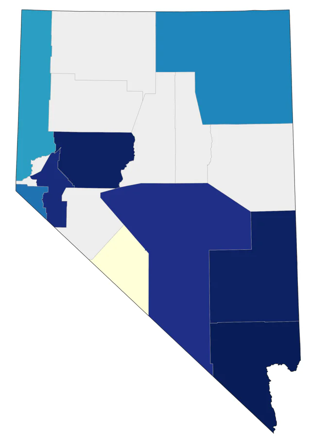 Common Gallinule county map
