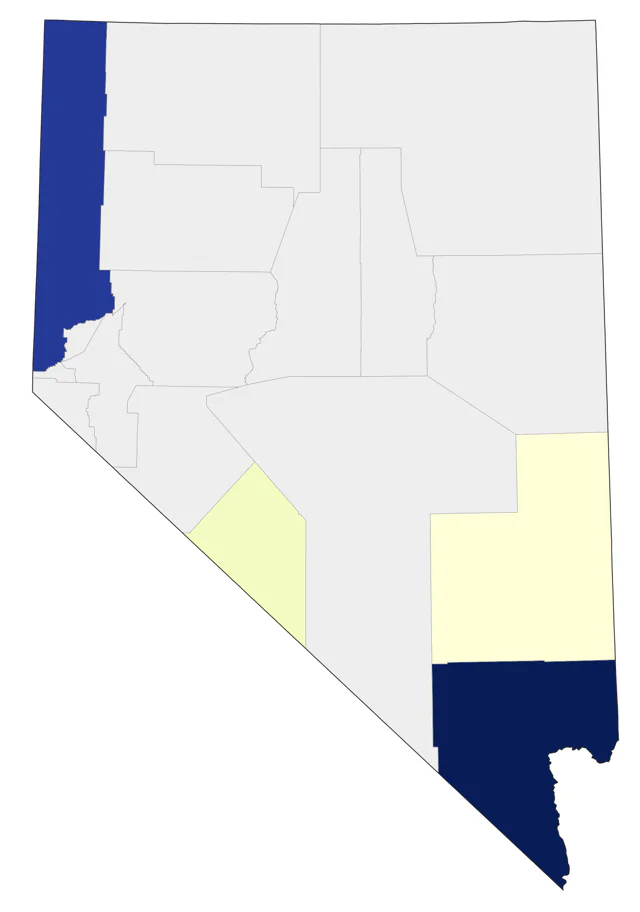 Glossy Ibis county map