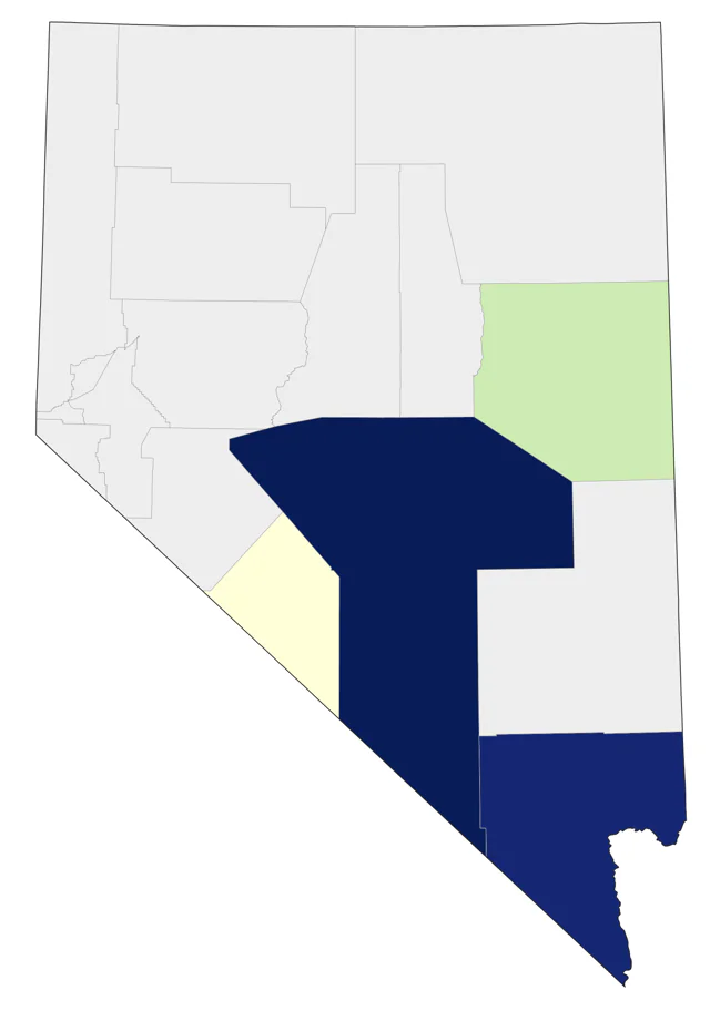 Golden-winged Warbler county map