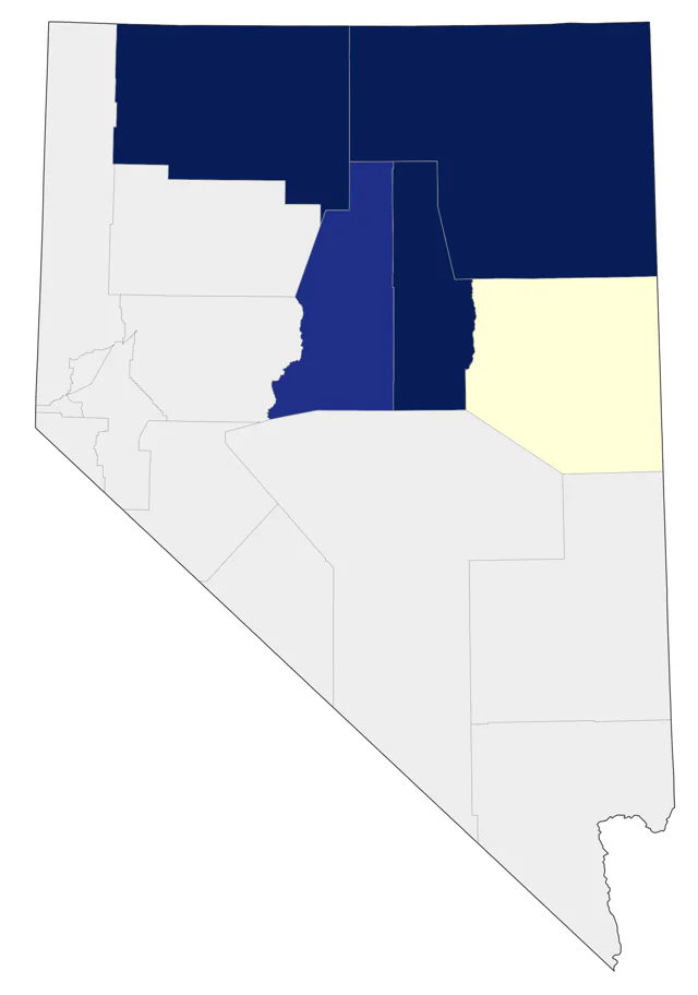Gray Partridge county map