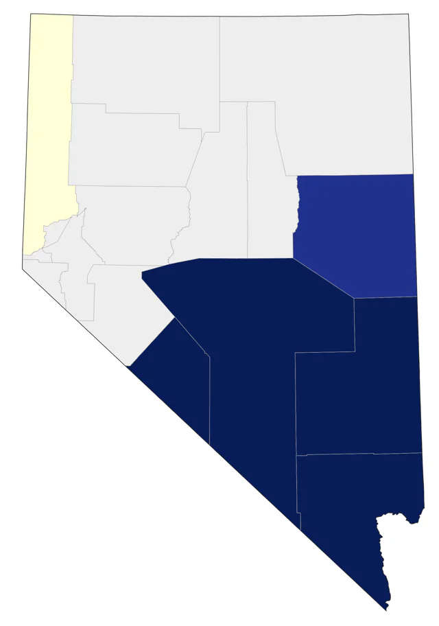 Greater Roadrunner county map