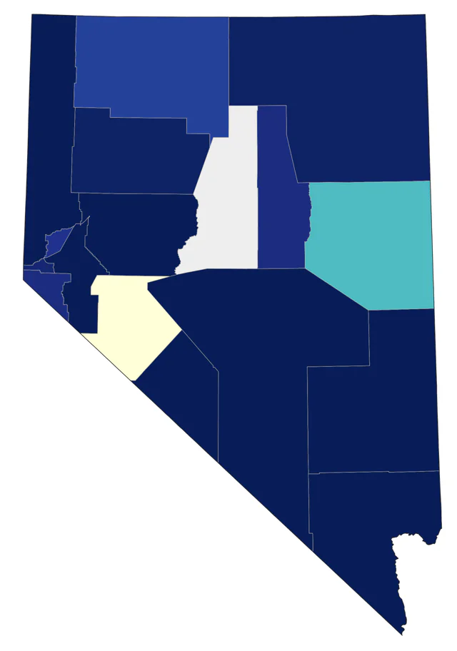 Green Heron county map