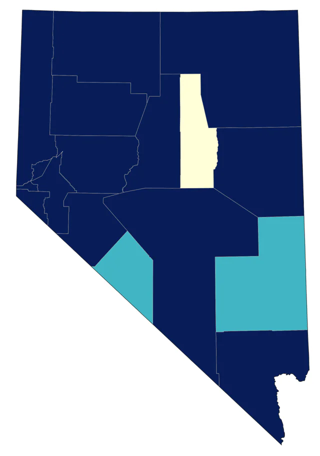 Hermit Thrush county map