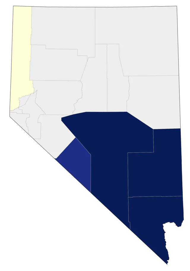 Kentucky Warbler county map