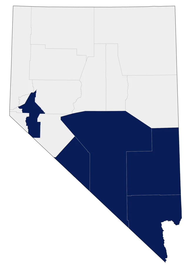 Lesser Nighthawk county map