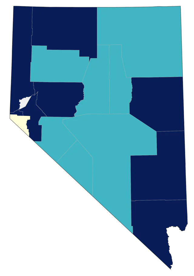 Lesser Yellowlegs county map
