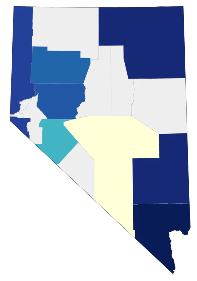 Long-tailed Duck county map