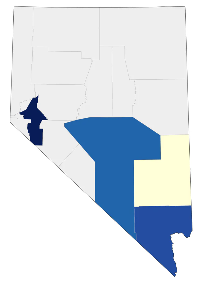 Mississippi Kite county map