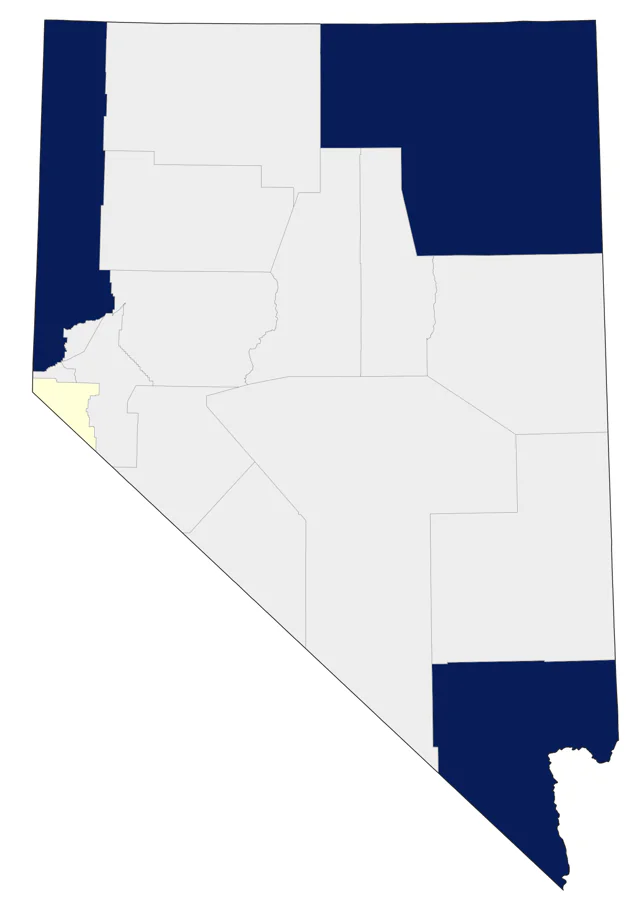 Mute Swan county map