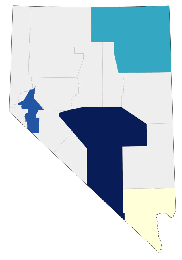 Northern Bobwhite county map
