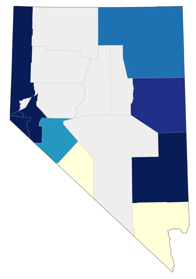 Northern Pygmy-Owl county map