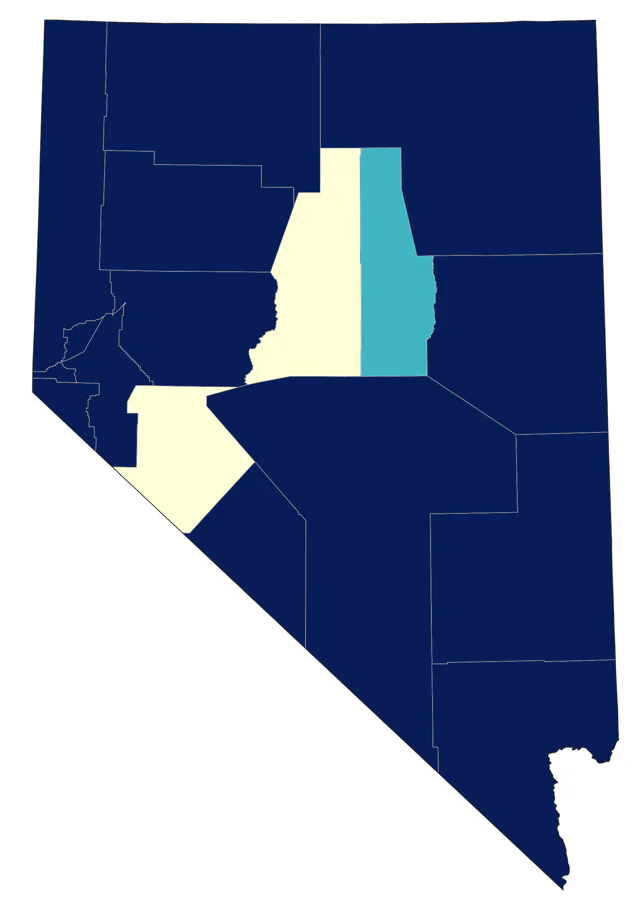 Olive-sided Flycatcher county map