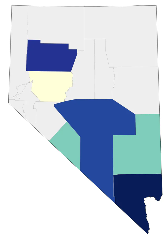 Orchard Oriole county map