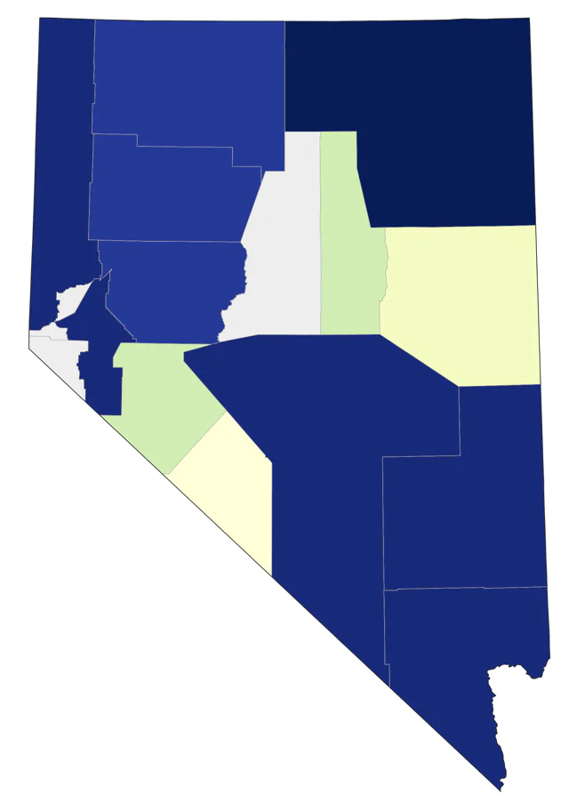 Pectoral Sandpiper county map