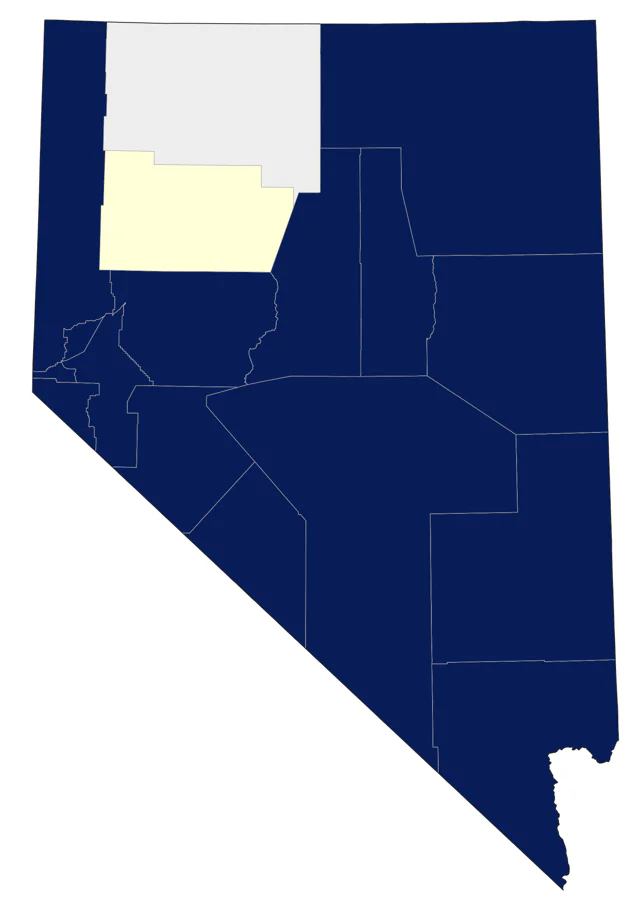 Pinyon Jay county map