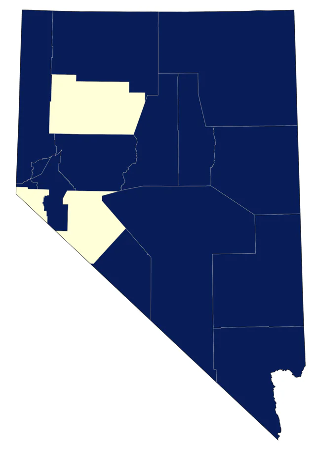 Plumbeous Vireo county map