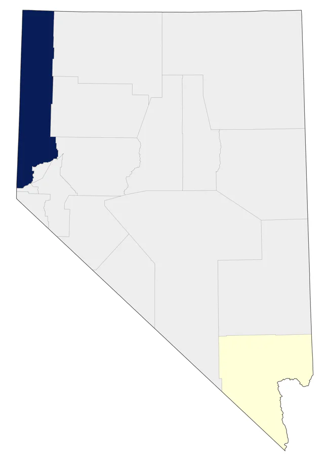 Pomarine Jaeger county map