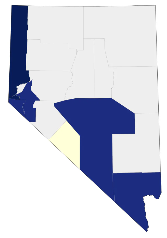 Purple Finch county map