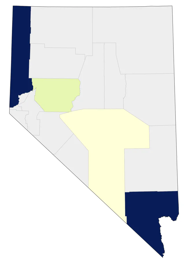 Red-throated Loon county map