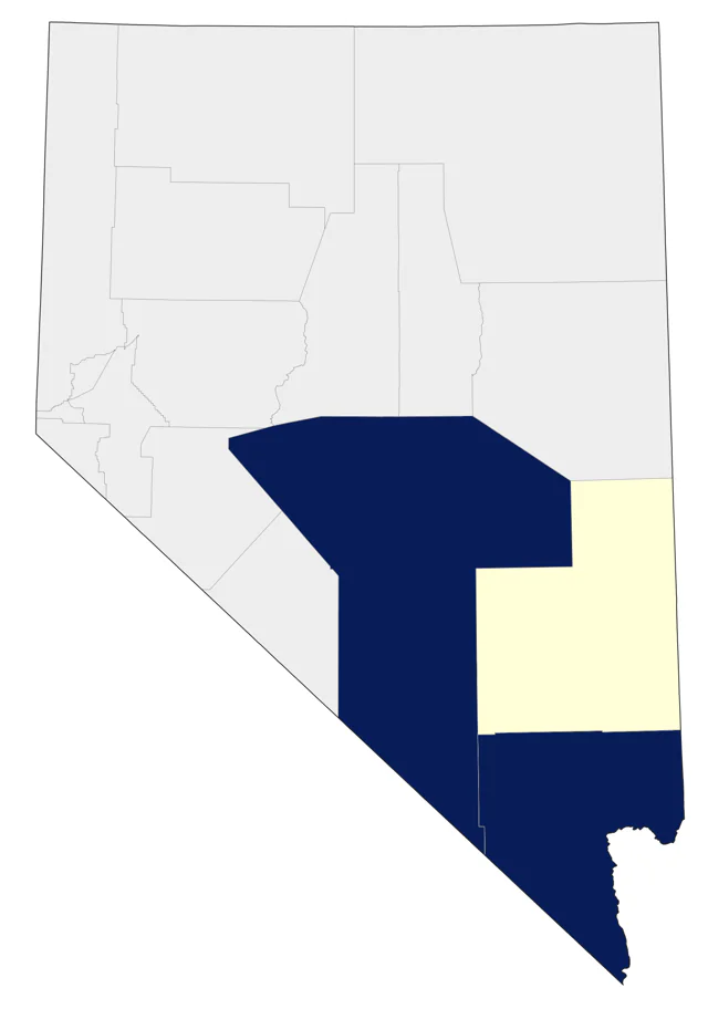 Ridgway's Rail county map