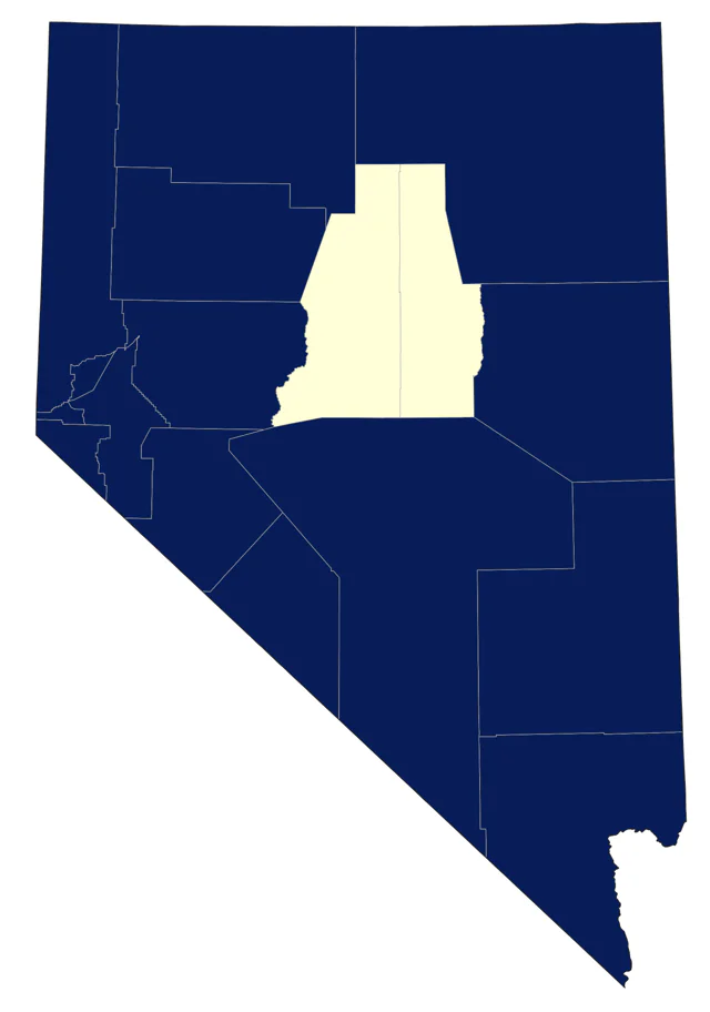 Ring-billed Gull county map