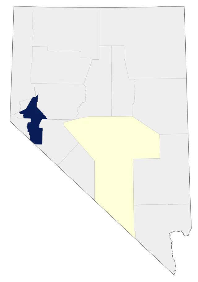 Roseate Spoonbill county map