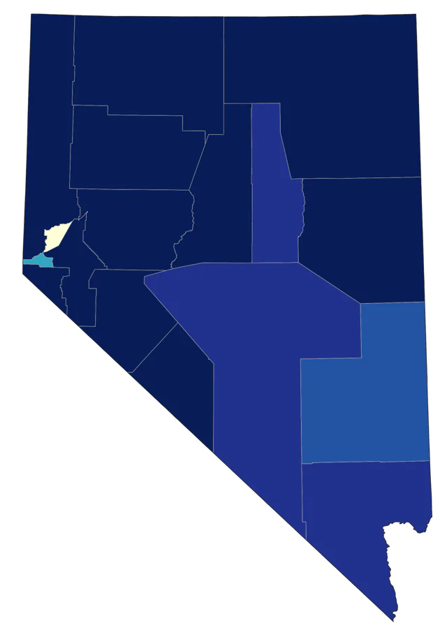 Rough-legged Hawk county map
