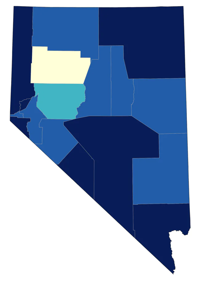 Rufous Hummingbird county map