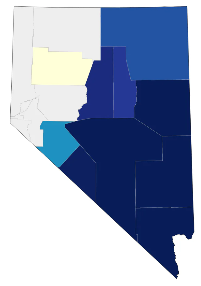 Scott's Oriole county map