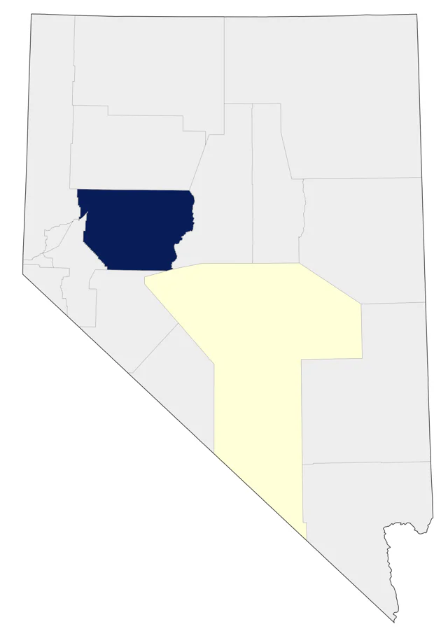 Smith's Longspur county map