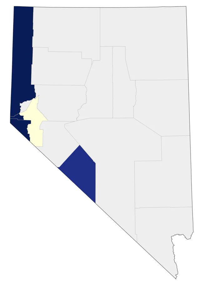 Sooty Grouse county map
