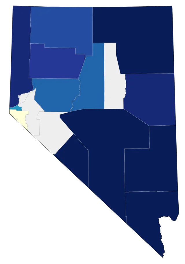 Summer Tanager county map
