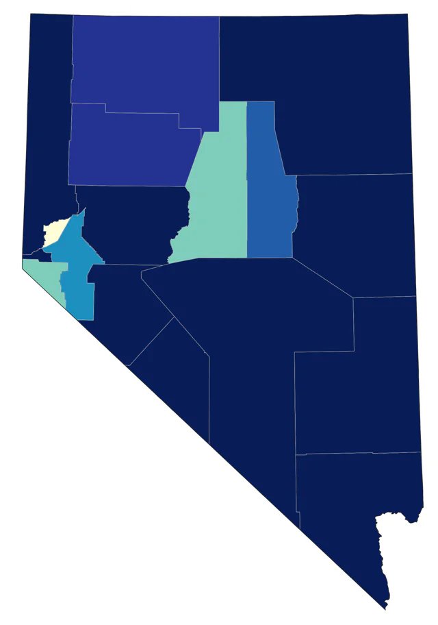 Swainson's Thrush county map