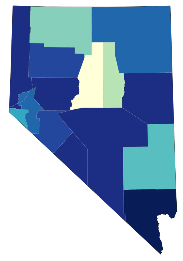 Varied Thrush county map